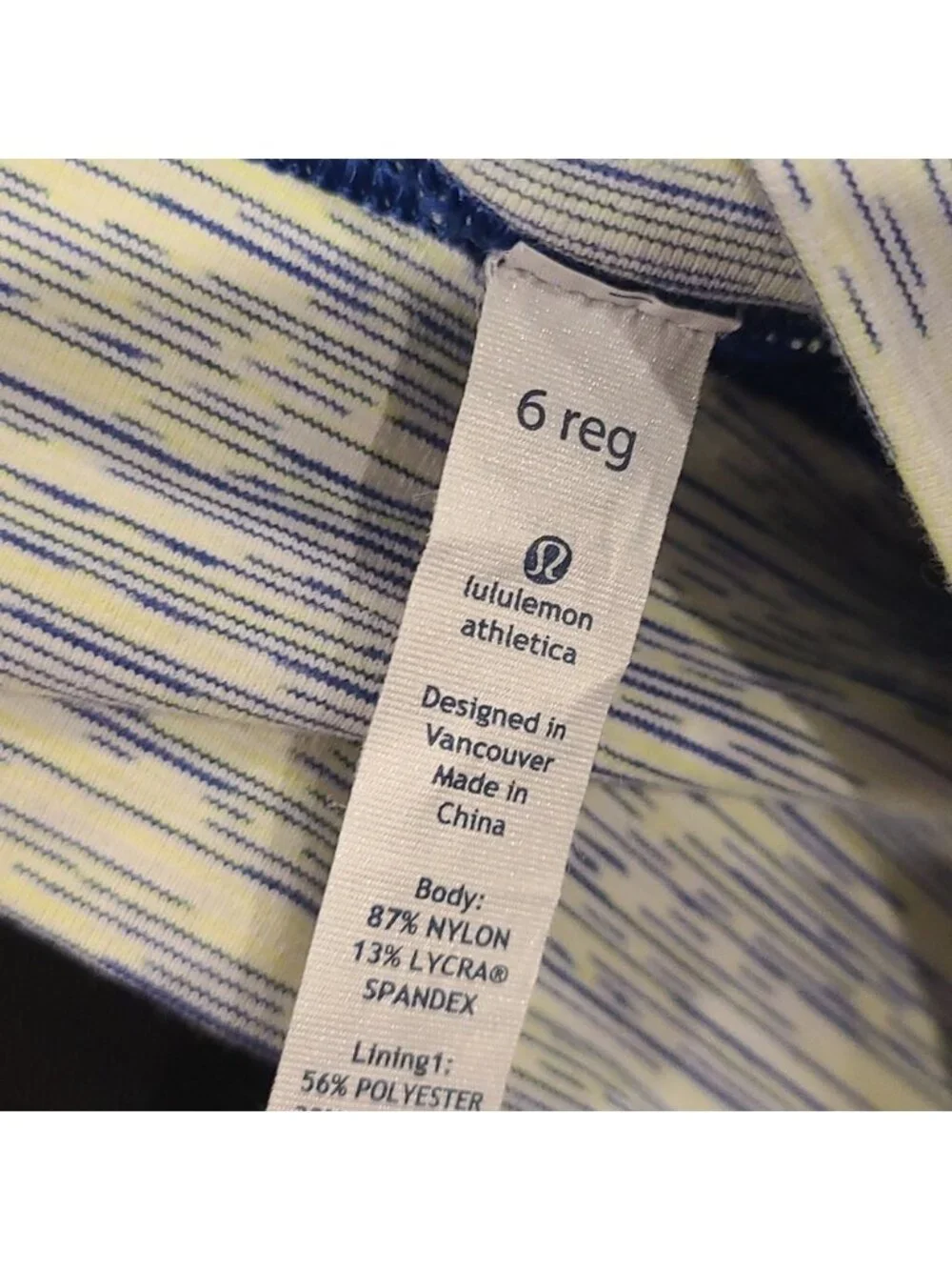 Lululemon Astro Pant Limitless Blu/Wee R Fr Space Polar Crm clarity yellow/blk